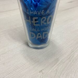 Hero Dad Glass Beer Mug
